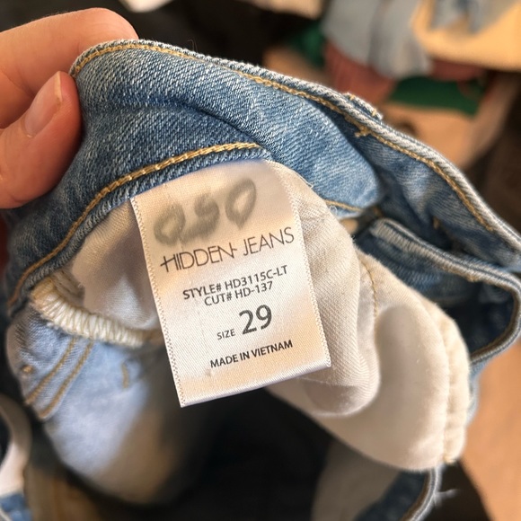 HIDDEN JEANS - Asymmetrical hemline women’s jeans size Size 29 - Picture 10 of 13